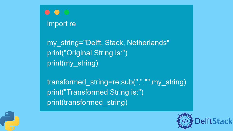 remove-commas-from-string-in-python-delft-stack